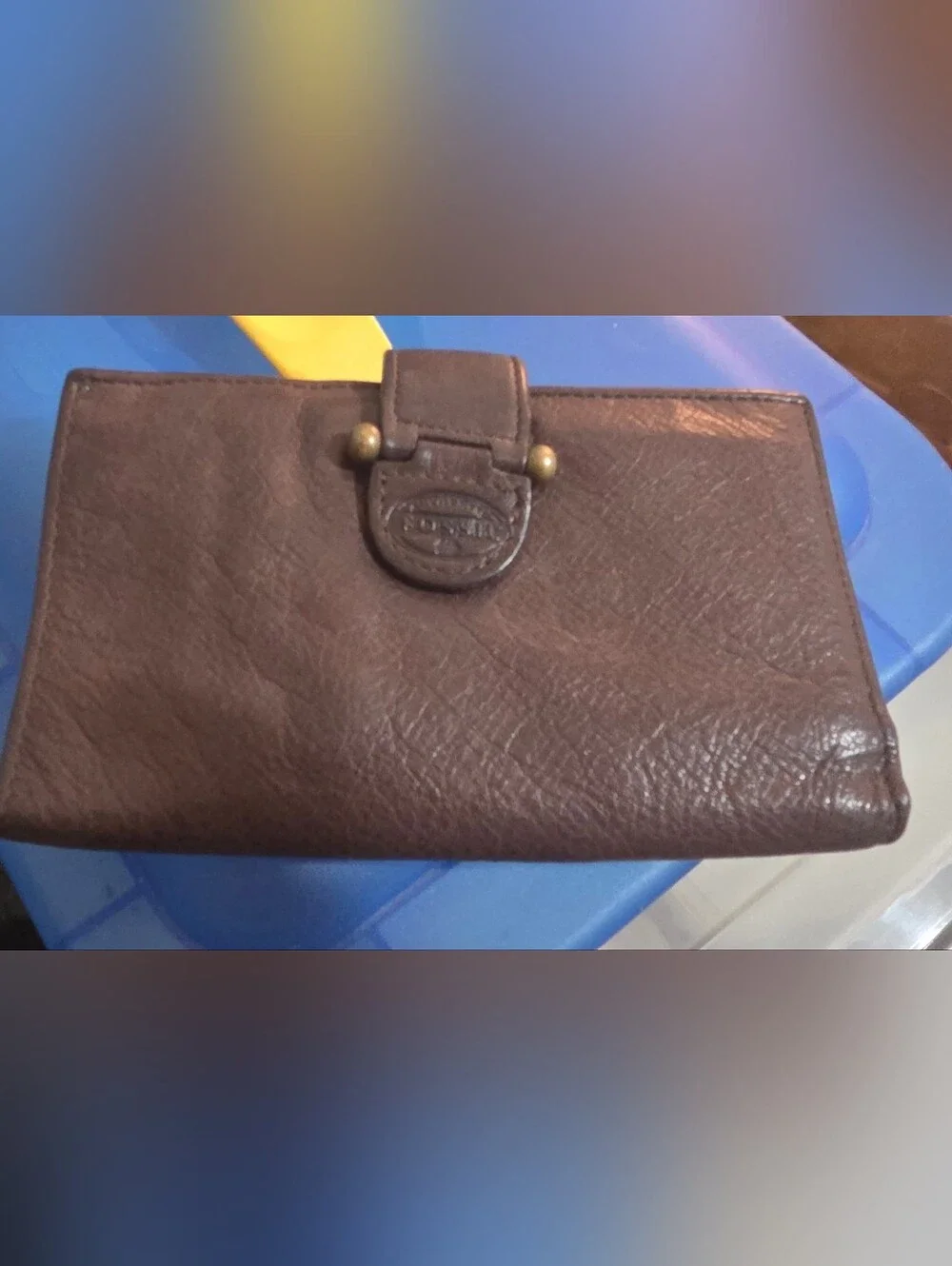Brown Leather Fossil Wallet